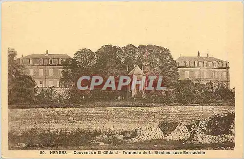 Cartes postales NEVERS - Couvent de St-Gildard - Tombeau de la Bienheureuse Bernadette