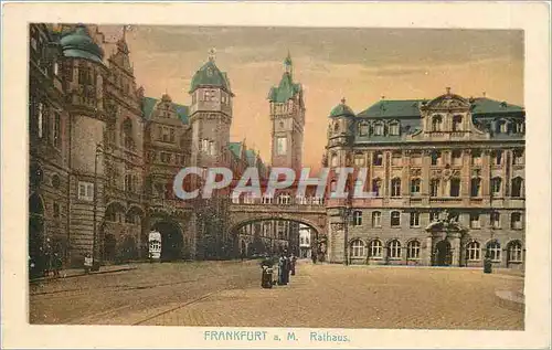 Cartes postales Frankfurt aM Rathaus