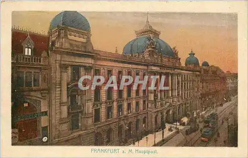 Cartes postales Frankfurt aM Haupfpost