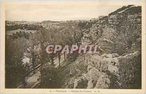 Cartes postales Poitiers-Rochers du Porteau.