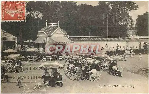 Cartes postales Isle Adam la plage