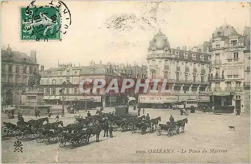 Cartes postales Orleans La Place du martroi