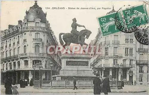 Cartes postales Orleans Statue de Jeanne d'Arc par Foyatier