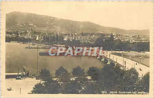 Cartes postales Zurich Qualbrucke