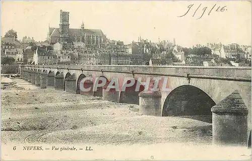 Cartes postales Nevers Vue generale