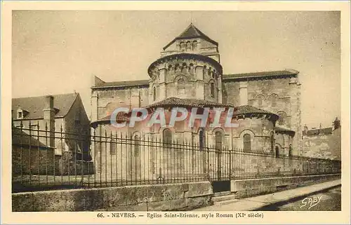 Cartes postales Nevers Eglise Saint Etienne