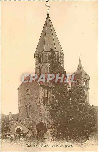 Cartes postales Cluny Clocher de l'Eau Benite