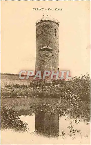 Cartes postales Cluny Tour Ronde