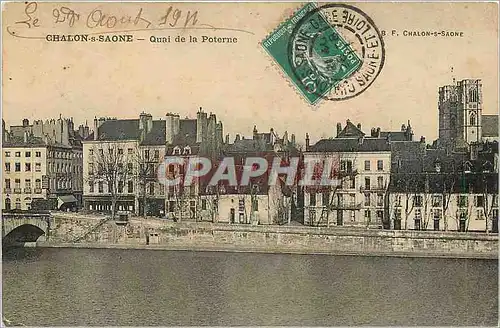 Cartes postales Chalon sur Saone Quai de la Poterne