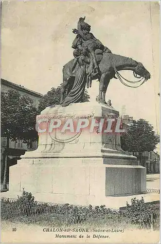 Cartes postales Chalon sur Saone Monument de la Defense