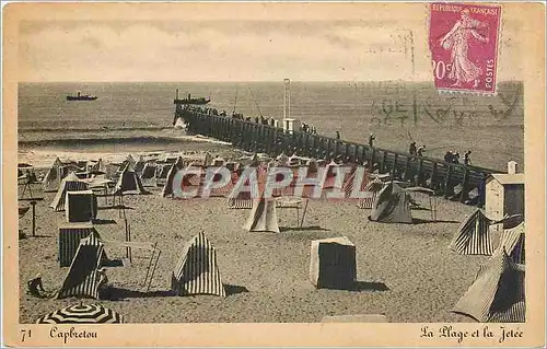 Cartes postales Capbreton La Plage et la Jetee