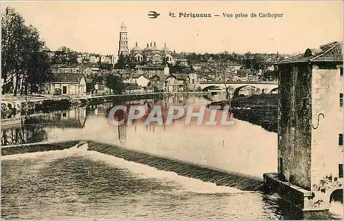 Cartes postales Perigueux Vue prise de Cachepur