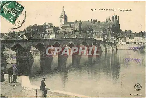 Cartes postales Gien Loire Vue generale