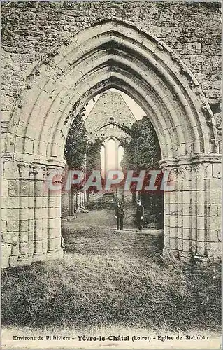 Cartes postales Environs de Pithiviers Yevre le Chatel Loiret Eglise de St Lubin