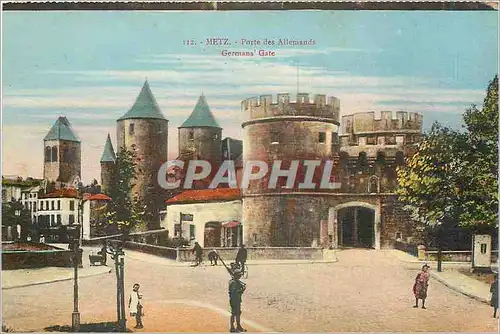 Cartes postales Metz Porte des Allemands