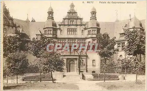 Cartes postales Metz Palais du Gouverneur Militaire