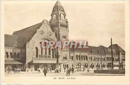 Cartes postales Metz La Gare