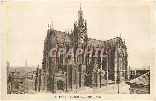 Cartes postales Metz La Cathedrale Cote Est