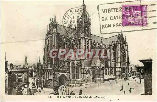 Cartes postales Metz La Cathedrale Cote Est