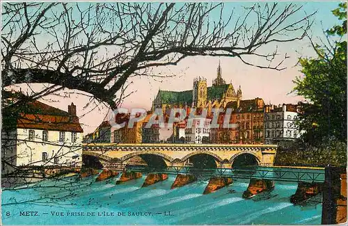 Cartes postales Metz Vue prise de l'Ile de Saulcy