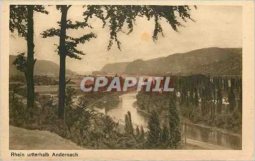 Cartes postales Rhein unterhalb Andernach