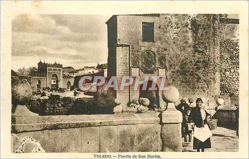 Cartes postales Toledo Puerta de San Martin