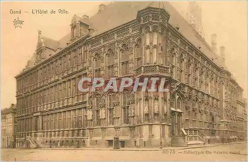 Cartes postales Gand L'Hotel de ville