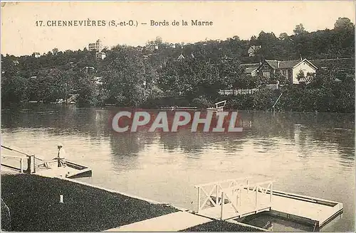 Cartes postales Chennevieres S et O bords de la Marne