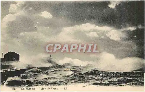 Cartes postales Le Havre Effet de Vagues