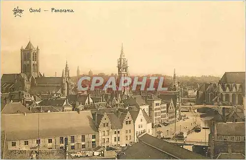 Cartes postales Gand panorama