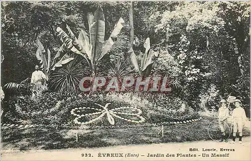 Cartes postales Evreux Eure Jardin des Plantes Un Massif Enfants