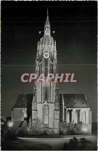 Cartes postales moderne Frankfurt am Main Domansicht bei nacht