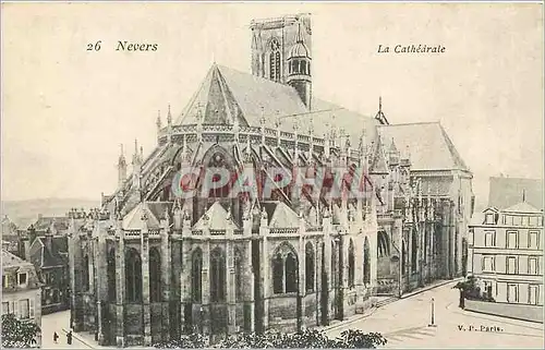 Cartes postales Nevers La Cathedrale