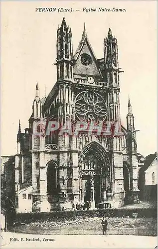 Cartes postales Vernon Eure Eglise Notre Dame