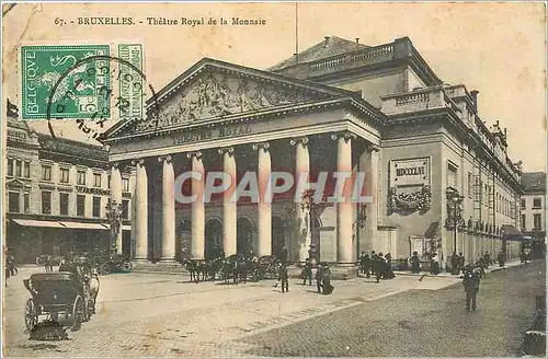 Cartes postales Bruxelles Theatre Royal de la Monnaie