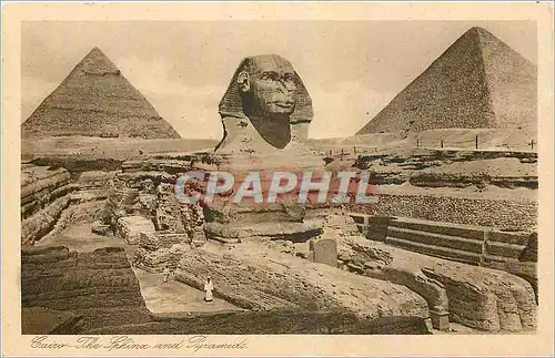 Cartes postales Cairo The Sphinx and Pyramids