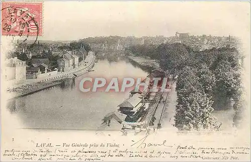 Cartes postales Laval Vue Generale prise du Viaduc