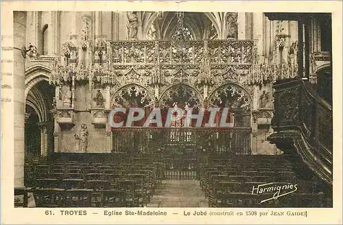 Cartes postales Troyes Eglise Ste Madeleine Le Jube