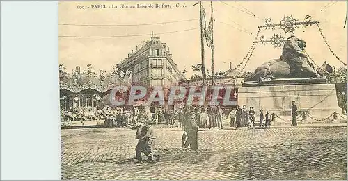 REPRO Paris La Fete au Lion de Belfort