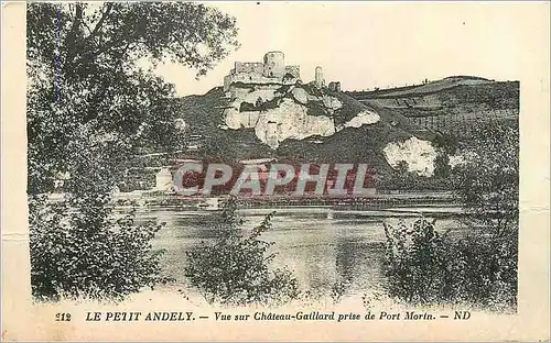 Cartes postales Le Petit Andely Vue sur Chateau Gaillard prise de Port Morin