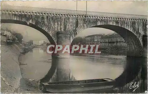 Cartes postales moderne Dax Landes Le Pont du Chemin de Fer Hotels Baignots et Splendid