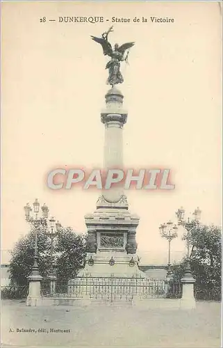 Cartes postales Dunkerque Statue de la Victoire