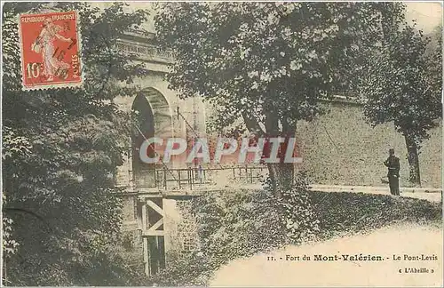 Cartes postales Fort du Mont Valerien Le Pont Levis