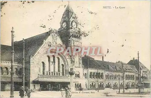 Cartes postales Metz La Gare