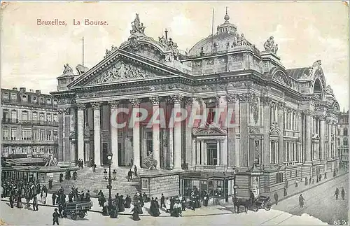 Cartes postales Bruxelles La Bourse