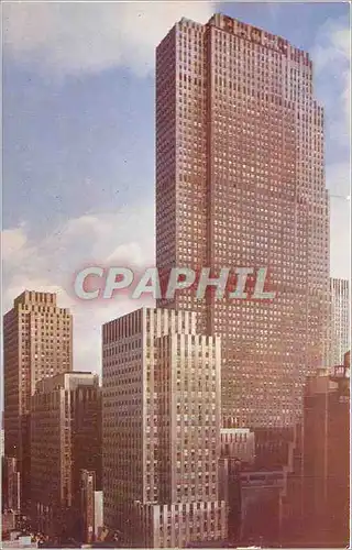 Cartes postales RCA Building Rockefeller Center and Radio City Music Hall New York City