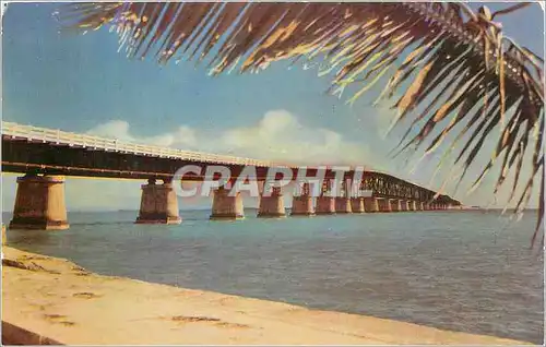Cartes postales A view of the Overseas Highway linking Florida with Key West