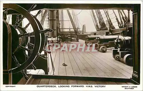 Cartes postales Quarterdeck looking forward HMS Victory