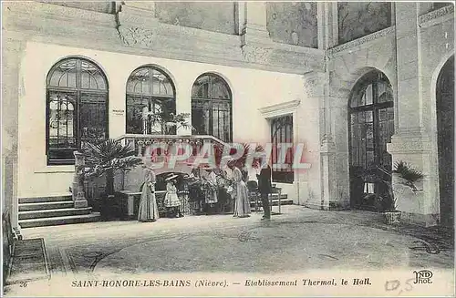 Cartes postales Saint Honore les Bains Nievre Etablissement Thermal le Hall