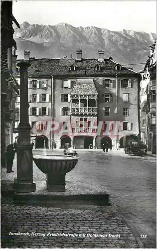 Cartes postales moderne Innsbruck Herzog Friedrichstrasse mit Goldenem Dacht